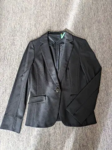 블랙 테일러드 자켓