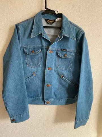 Wrangler 라이트 블루 데님 자켓 made in usa