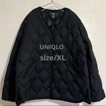 유니클로 울트라 라이트 다운 릴랙스 자켓 블랙 XL