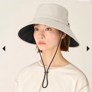 선배리어100 윈도우햇 아이보리 완전 차광 모자 100%