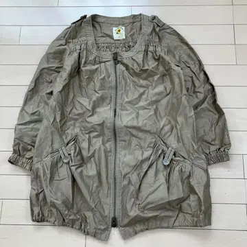 11.4 레이빔즈 노카라 자켓 베이지 사이즈 표기 없음