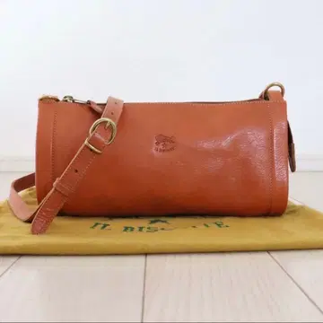 IL BISONTE 일비종떼 로고 가죽 사선 숄더 백