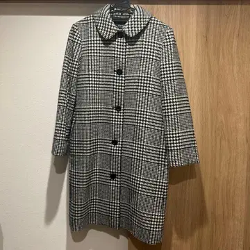 A.P.C. 체크 무늬 체스터 코트 38