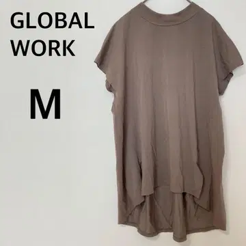 글로벌 워크 박스 슬리브리스 A라인 티셔츠 [ M ] 무지 루즈핏