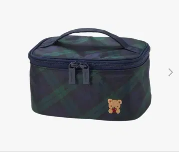 familiar 체크 무늬 파우치