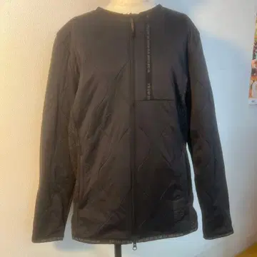 281 adidas 블랙 퀼팅 자켓