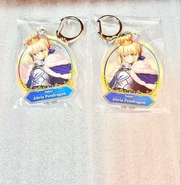 fgo 오로라 아크릴 키링 세트 세이버 알토리아