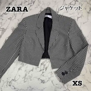 [ ZARA ] 자켓 깅엄 체크 XS