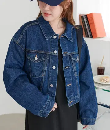 디스코트 US 코튼 데님 크롭 G