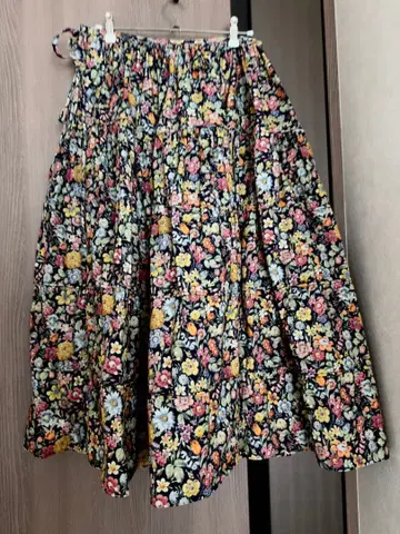 Drawer 스커트 HORROR VACUI 호러 바큐이 꽃무늬