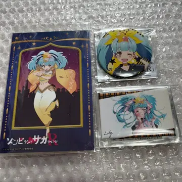 좀비랜드 사가 릴리 캔뱃지 특전 엽서