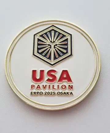 만박 미국관 메달 VIP 코인 핑 배지 미국 파빌리온