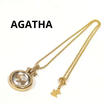 AGATHA 아가타 목걸이 골드 볼체인