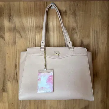 핑크 핸드백 합성 피혁