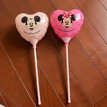 도쿄 디즈니 리조트 하트형 손잡이 벌룬