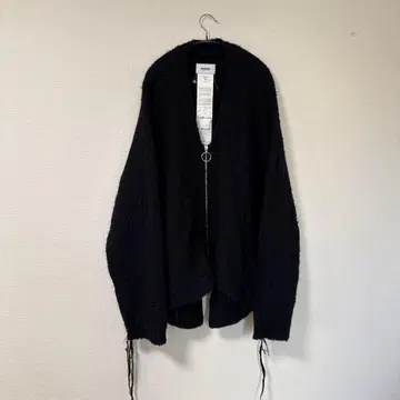 doublet 22AW ZIP UP FUR YARN CARDIGAN