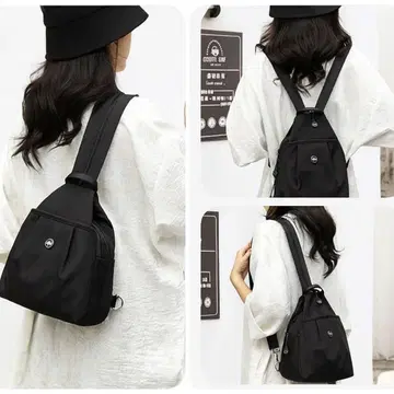 숄더백 블랙 경량 3way 귀여운 여성용 발수 방수