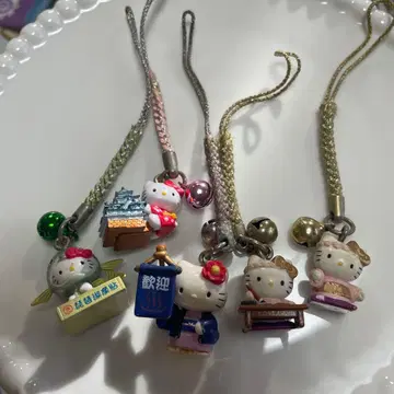 지역 한정 헬로키티 스트랩 세트