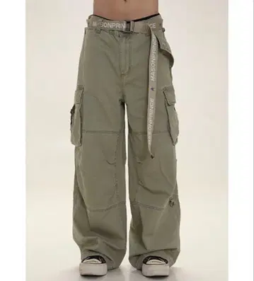 masonprince 3컬러 코튼 와이드 카고 팬츠 XXK4140