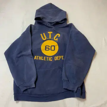 60-70s 빈티지 후드 맨투맨 후디