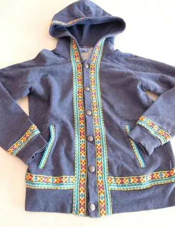 빔즈 보이 맨투맨 후드티 로리안 일본제 패턴 자수 아우터 겉옷