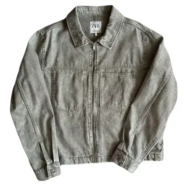 ZARA 그레이 데님 자켓