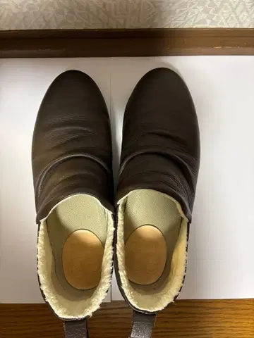 키다리 아저씨 부티 브라운 천연 가죽