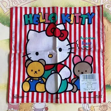 당시 제작 1990년산 헬로키티 손수건 쇼와 산리오