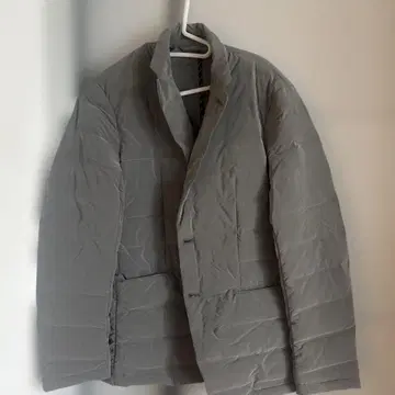 프리미엄 다운 테일러드 자켓 그레이 M 사이즈