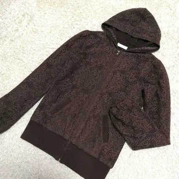 LIZ LISA 브라운 레이스 후드티 사이즈 F