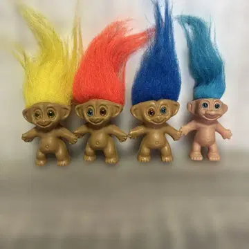 트롤 인형 4개 세트