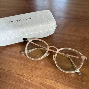 OWNDAYS 클리어 프레임 안경 조광 렌즈 포함 도수 있음