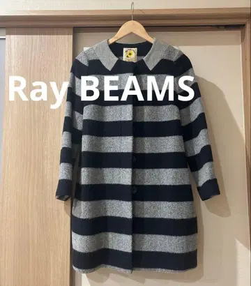 Ray BEAMS 보더 코트