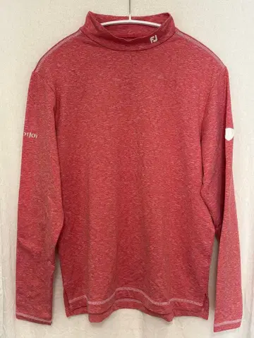 남성용 FJ XL 레드 긴팔 셔츠 풋조이