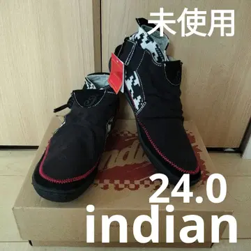 미사용 indian 하이컷 부츠 24.0