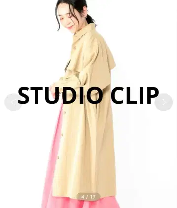 STUDIO CLIP 트렌치풍 코트 원피스