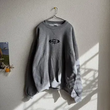 러셀 아틀란틱 자수 빅 루즈 맨투맨 트레이닝복 구제 의류 90s.