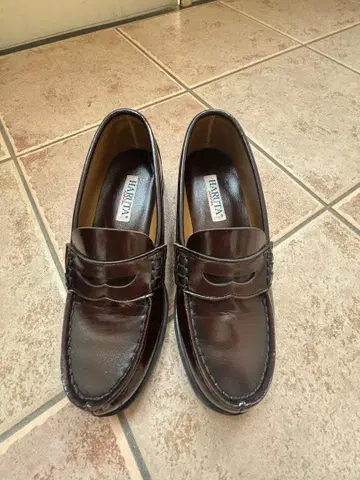 HARUTA 다크 브라운 로퍼