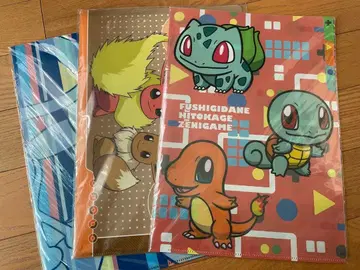 포켓몬 클리어 파일 세트 게코우가 이브이 부스터 관동 삼인방