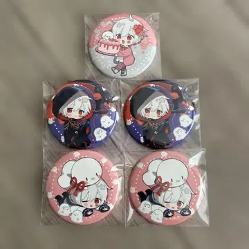 마후마후 캔뱃지 5개 세트