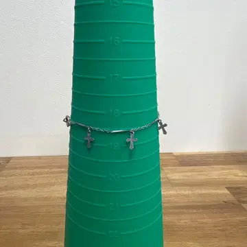 크로스 참 실버 팔찌