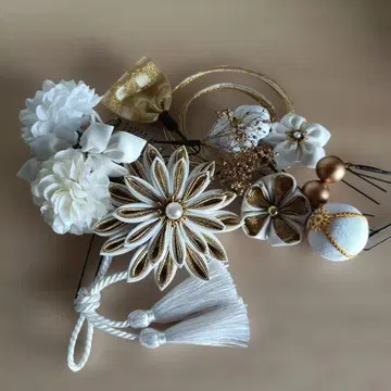 머리 장식 츠마미자이쿠 성인식 졸업식 결혼식 시치고산