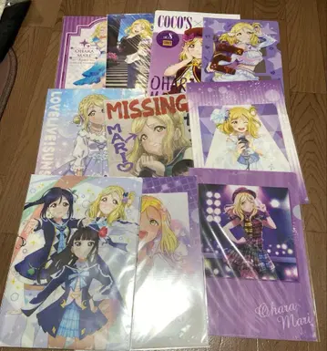 러브 라이브 선샤인 오하라 마리 클리어 파일 묶음 판매