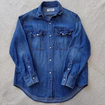 Healthy Denim 데님 블루 긴팔 셔츠