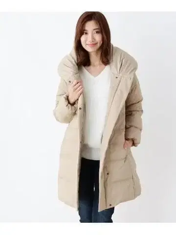 엘디 프라임 LDprime 볼륨 옷깃 다운 자켓 코트