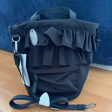 프릴 드로스트 숄더 2way 복조리 숄더백