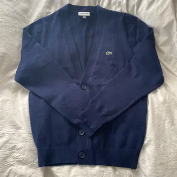 라코스테 가디건 네이비 컬러