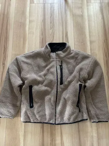 플리스 자켓 베이지