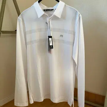 TRAVIS MATHEW 화이트 피케 셔츠 L