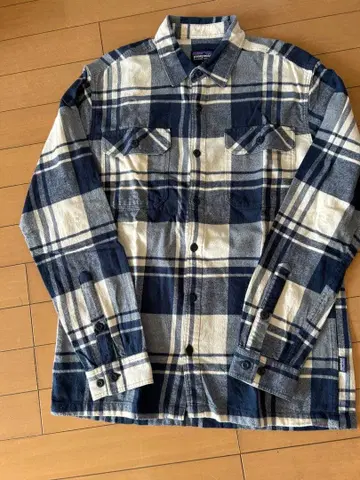 patagonia 오가닉 코튼 긴팔 플란넬 셔츠 S